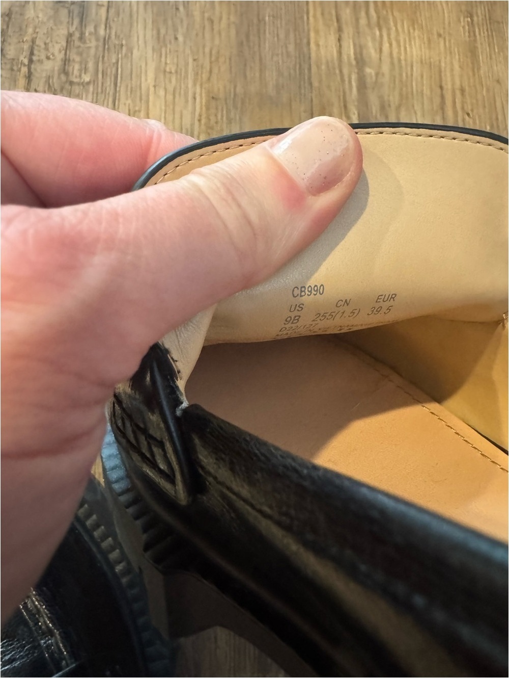 Coach Black Leah Leather Chunky Logo Platform Loafers Sz 9 - Picture 5 of 8